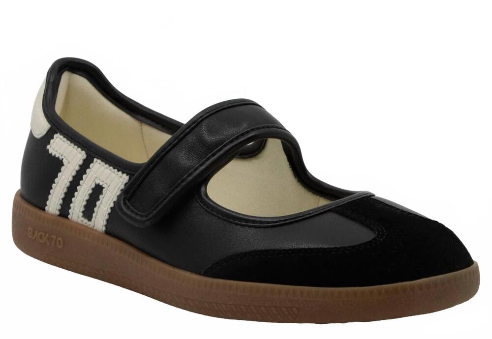 NEW BACK 70 women's aya sneakerina in black milk